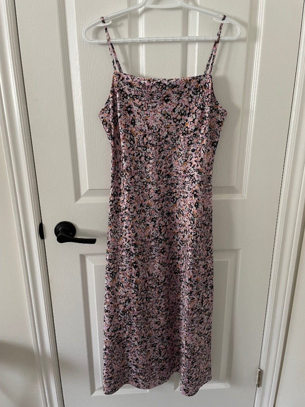 Dynamite colourful satin midi dress